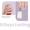 Beetles Nail Polish 1Pcs 15ml Pearl White Nail Polish-Fast Drying & Long Lasting Nail Polish Pearlescent Sheen Nail Lacquer Shimmer Art Effect for Nail Salon-Quality Results