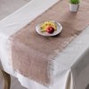 Madhu International Jute Table Runner Burlap Lace 13X60, Reversible Handwoven Rug for Dining, Kitchen, Wedding, and Living Room Décor, Sustainable and Eco-Friendly Farmhouse Style