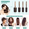 Round Brush for Blow Drying, LORSEX Boar Bristle Hair brush for Women Men, Round Hairbrush for Add Shine/Volume, Minimize Damage (2.8 Inch)
