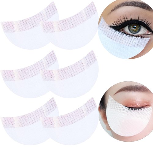Yatinkim Eye Shadow Pads Shields 50pcs Professional Eyeshadow Stencil Stickers Patches Premium Lint Free for Eyelash Extension Eyeliner Tinting