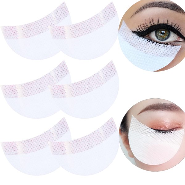 Yatinkim Eye Shadow Pads Shields 50pcs Professional Eyeshadow Stencil Stickers Patches Premium Lint Free for Eyelash Extension Eyeliner Tinting