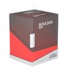 Ultimate Guard Boulder Synergy 100+, Deck Case for 100 Double-Sleeved TCG Cards, Black/Red, Secure & Durable Storage for Trading Card Games