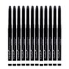 Beauty Spot (12pcs) Nabi Retractable Waterproof Eyeliner Pencil - Long Lasting Fade Resistant Formula - Quick Makeup Remover (White)