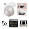 Vtrem 5Pcs Cosmetic Eyliner Eyeshadow Powder Puff Foundation