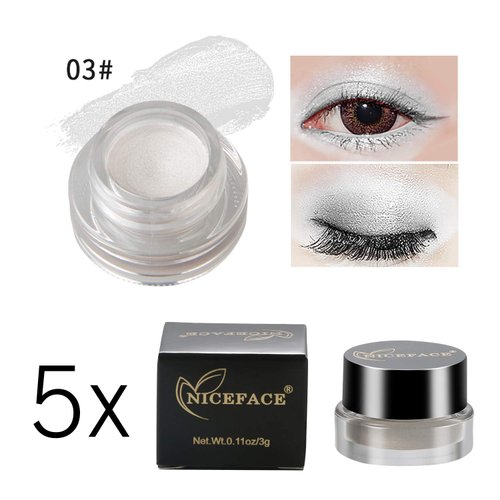 Vtrem 5Pcs Cosmetic Eyliner Eyeshadow Powder Puff Foundation