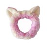 Hofar Rainbow Tie Dye Face Wash Headband Hairband with Two Ears Cartoon Cute Creative Hair Accessories