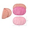 GLAMMIE Travel set with Makeup Bag, Hair Drying Towel, Facial Scrubber, Makeup Remover Wash Cloths, Hair brush, Face Wash Headband, Satin Scrunchies, this set is women's makeup, hair care, fitness...