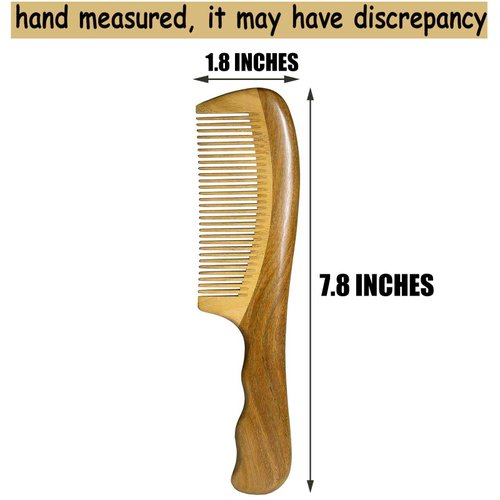 The Moreinday Wooden Comb Wood Comb Hair Comb for Women Sandalwood Comb Fine Tooth Comb for Men