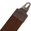 Hide & Drink, Razor Strop Handmade from Full Grain Leather, Shaving Sharpener, Barber Straight Razor Strap Belt (Bourbon Brown)