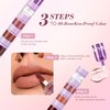 MYMERRY 4 In 1 Lip Stain,3 Vivid Color Lip Tints and Clear Lip Gloss,Contains Lip Oil Gloss and Velvety Lip Tint for Matte/Plumping Glossy Lip Look,Moisturizing，Non-Sticky,Long-Lasting,Smudge-Proof
