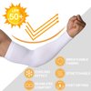 Arm Sleeves for Men and Women, Sleeves to Cover Arms for Men and Women, Gaming Sleeve, UV Protection Cooling Arm Sleeves, 6-Pairs Anti-Slip Compression Sun Sleeves for Outdoor Sports Black+White+Grey