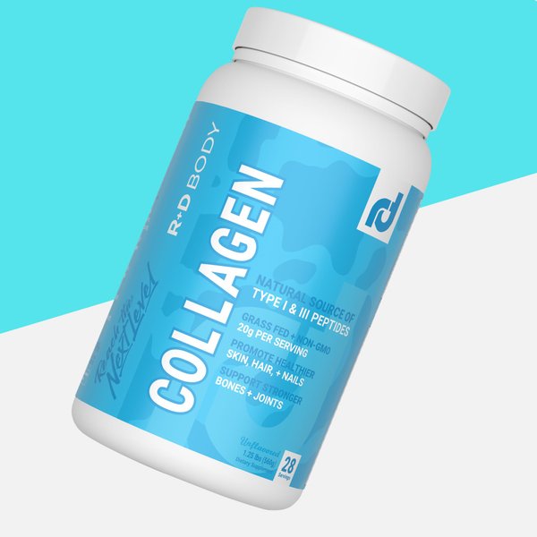 R&D Body Natural Hydrolyzed Collagen Supplement - Grass-Fed Type I & III Peptides, Gluten-Free, Unflavored, Supports Skin, Hair, Nails, Joints - 28 Servings