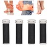 4pcs Coarse Replacement Roller Electric Foot File Refill Heads Grinding Tool Replacement Head for Feet Pedicure Tool