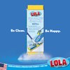 Lola Products SqueezeMatic Easy Clean Butterfly Sponge Mop Head Refill | 9" Wide Mop Head | Replacement Mop Head for Floor Cleaning | Fits Most Butterfly Squeeze Sponge Mops