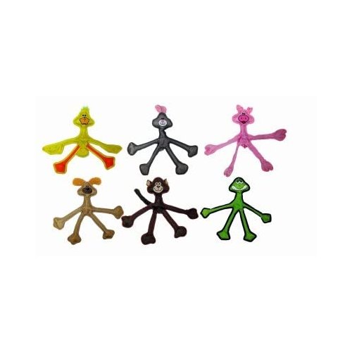Multipet International 43315 15" Skele-Ropes Animals With Rope Skeleton Dog Toy (Sold as Only 1 Animal- Assorted) Assorted Styles