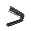 Travel Folding Hair Brush - Compact Size Comb for Purse, Gym, Trip, Swimming - Foldable Hairbrush for Women, Girls, Men - Professional Detangler Brush