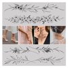 Cerlaza Tiny Temporary Tattoos for Women Girls, Realistic Fake Tattoos That Look Real and Last Long for Adult, Waterproof Hand Tattoos Stencils Stickers for Body Art-12 Sheets