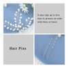 Heread Pearl Bride Wedding Hair Pins Silver Crystal Bridal Hair Pieces Rhinestones Hair Accessories for Women and Girls