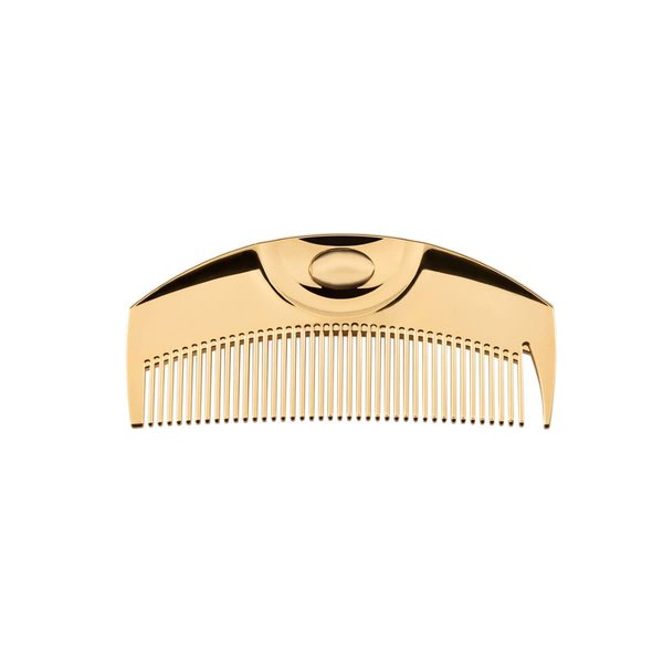 LOVE CHROME K24GP TSUKI GOLD/Japanese artisan hair comb