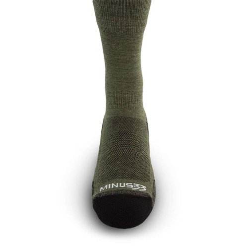 USA Made - Boot Socks - Micro Weight Full Cushion - Hunting Socks - Merino Wool - Mountain Heritage - Olive Drab - Medium