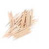 100PCS 75mm (3in) Cuticle Orange Wood Nail Sticks Pusher Manicure Pedicure Nail Remover Tool, Wooden Cuticle Pusher - Disposable Set Useful for Home & Salon -Won't Break Easily - Skin Safe - Beauty