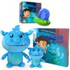 Mint Bucket Brands Chomphogs on Guard - Plush Protectors for Kids Scared of The Dark - Kids Finally Sleep Alone at Night - Storybook & Bedtime Buddies - Plush Animals and Book Set (1-9 Yrs.)