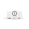 TELETIES - Spiral Hair Coils - Ponytail Holder Hair Ties for Women - Phone Cord Hair Ties - Strong Grip, No Rip, Water Resistant, No Crease Hair Tie Coils - 3 pack (Small, Coconut White)
