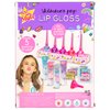 Just My Style Shimmer Pop Lip Gloss, Create 5 Lollipop-Shaped Lip Glosses, Includes Funnel, Empty Lip Gloss Containers, Sweet Lip Gloss Base, Body Glitter & More, DIY Lip Gloss, Multi (208316J)