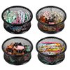 DANRONG Paper Clip Holder for Desk, Paper Clip Holders, Mesh Paperclip Holders Metal Paper Clip Dispenser Organizer for Desk Binder Clip Holder Container for Home Office School, Black 4 Pack