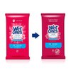 7-Pack Wet Ones®' Antibacterial Hand Wipes Travel Packs - Fresh Scent - 20ct EACH PACK (140 Wipes) - BONUS: 1pk Disposable & Portable Travel Toilet Seat Cover!