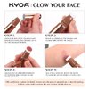 KYDA Highlighter Beauty Wand, Face Illuminator with Cushion Applicator, Natural Glossy Finish, Silky Smooth Cream, Face Highlighter Bronzer Makeup, Lightweight Blendable, by Ownest Beauty-Talk Glow