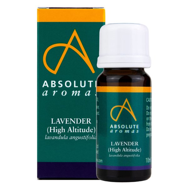 Absolute Aromas High Altitude Lavender lavandula angustifolia Essential Oil 100 Pure Natural Vegan Undiluted and CrueltyFree for use in Diffusers Oil Burners and Aromatherapy Blends, 10 Millilitre