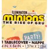 Despicable Me Birthday Party Supplies Bundle Pack includes Dessert Cake Paper Plates, Napkins, Table Cover (Serves 16)