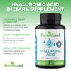 ForestLeaf - Hyaluronic Acid Supplements - 120 Vegetable Capsules - 100mg Dietary Hyaluronic Acid + 50mg Vitamin C Joint & Anti Aging Beauty Formula - Supports Skin Hydration, Joints, Bones & Hair