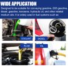Byredio 3/8 Fuel Line - 10ft 300 psi High-Pressure 300PSI Transmission Cooler Hose NBR Hose For Oil, Gas, Fuel, Diesel, Hydraulic (10mm ID)