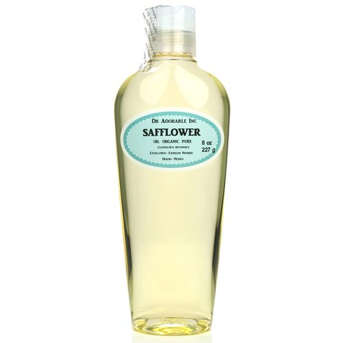 Dr Adorbale - 8 oz - Safflower Oil - 100% Pure Natural High Oleic Organic Cold Pressed