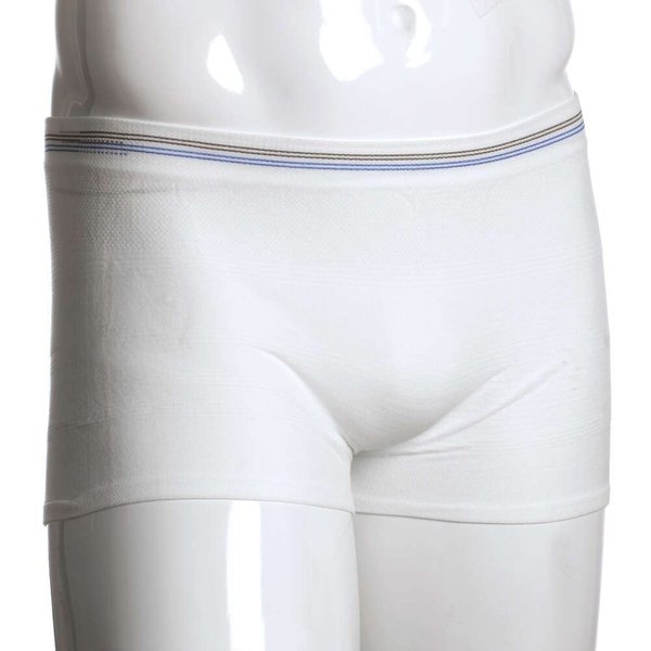 MediChoice Incontinence Underwear, Holds Liners and Pads in Place, Seamless Knit, Mesh, Polyester Spandex, Small to Medium, Brown Blue (Pack of 2)