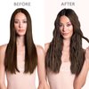 WENNALIFE Wire Hair Extensions (Increase 50% Lifespan) Real Human Hair 16 inch 95g Balayage Dark Brown to Chestnut Brown Remy Wire Hair Extensions Invisible Transparent Fish Line Real Hair Extensions