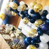 Abbaoww 100 Pcs Navy Blue Balloons 10 Inch Strong Latex Balloons for Party Decoration, Birthday, Wedding, Anniversary, Christmas and Arch Supplies
