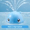 Lalalark Baby Bath Toy Whale Sprinkler, Color-Changing Light-Up Water Toy, 4 Modes, IPX7 Waterproof, 120 Min Fun with 3 AAA Batteries, Vibrant Lights, Gift for Babies & Toddlers 6M+