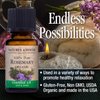 Nature’s Answer USDA Organic Rosemary Essential Oil, 100% Pure | Natural Aromatherapy Oil for Diffuser/Humidifier, Steam Distilled 0.5 fl oz. (15ml) | Made in USA
