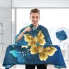 SDMKA Butterfly Professional Barber Cape Waterproof Hair Cutting Salon Cape with Snap Closure Multifunctional Barber Apron for Men and Women