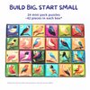Birds, 24 Mini Pack Kids Educational Puzzles, 1000 Pieces Puzzles, Advent Calendar 2024, Individual Puzzles, Kids Puzzles, Challenging Puzzle Perfect for Adults, Family Game Nights, 27.5 * 19.7 in