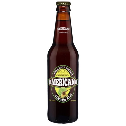 Americana Honey Lime Ginger Ale 12 Oz(Pack of 12)