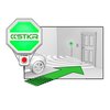 STKR Concepts 00-382 Adjustable Garage Parking Sensor Aid, White