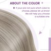 LaaVoo Blonde U Tip Hair Extensions Human Hair Ash Blonde Mixed With Bleach Blonde K Tips Hair Extensions Human Hair Hot Fusion 18Inch Utip Hair Extensions Human Hair 1g/s 50 Stands