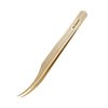Ms.Queen Lash Extension Tweezers-Dolphin Shape Tip Isolation Tweezers for Classic Volume Eyelash Extensions