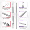 Utopia Care Cuticle Trimmer with Cuticle Pusher, Nail Cuticle Trimmer Set, Manicure Kit, Pedicure Kit, Sharp Cuticle Nippers Professional, Nail Cuticle Pusher Tool, Cuticle Remover Tool Kit (Silver)