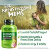 NATURELO Postnatal Multivitamin - Supplement for Breastfeeding Women - Plant-Based Vitamin D, Folate, Gentle Iron - for Nursing Mother, Baby - Post Natal Lactation Support (180 Count (Pack of 1))