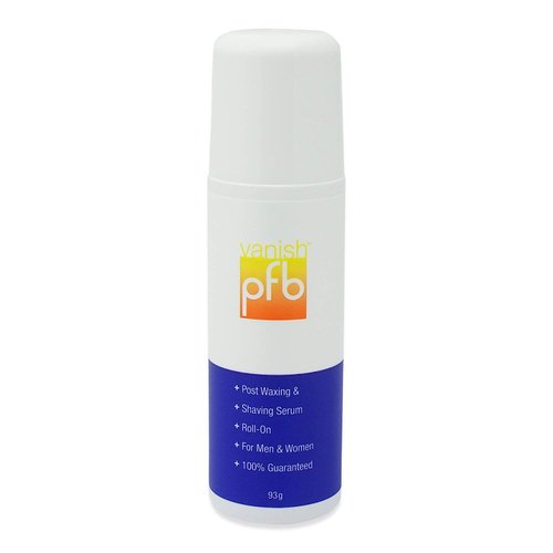 PFB Vanish Razor Bump Stopper Roll On Shaving Gel - Skin Care Treatment for Ingrown Hairs and Razor Burns, 93g